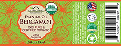 US Organic Bergamot Oil dropper for precise dilution in blends