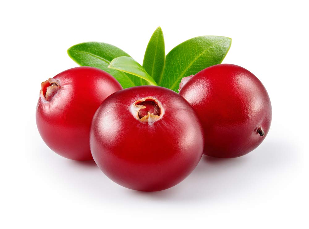 US Organic Cranberry Seed Oil label confirming 100% pure organic oil