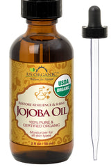 US Organic Jojoba Oil bottle pour shows quick absorption for skin