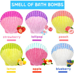Usand Mermaid Bath Bombs gift box ideal for Easter baskets and birthdays