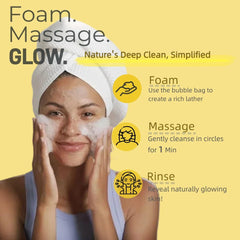 SLS-free label visible confirms gentle cleanse suitable for most skin types.
