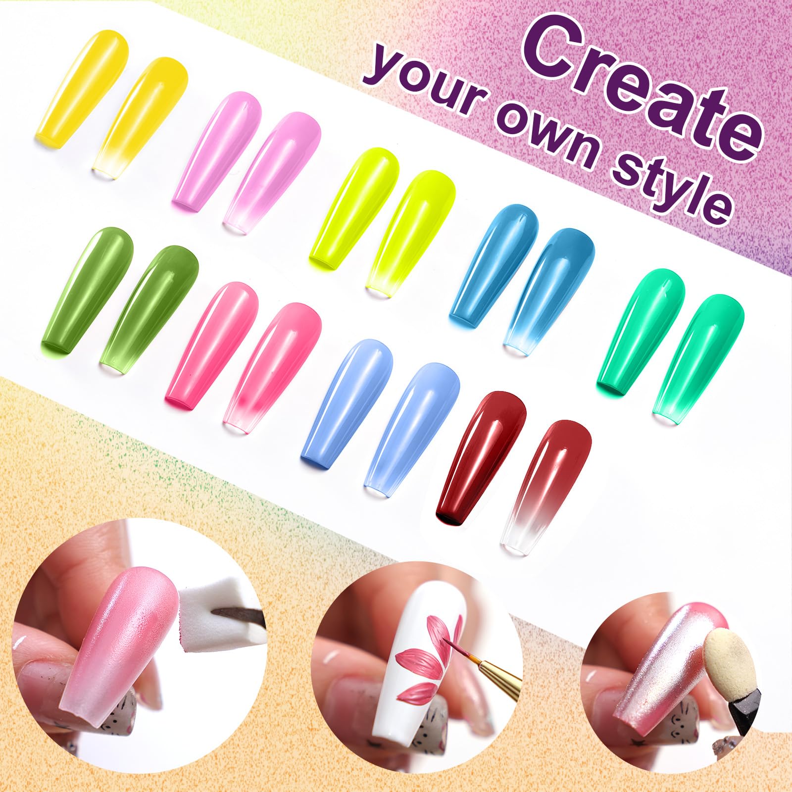 U-Shinein premium nail sponge demonstrates durability and return-to-shape performance
