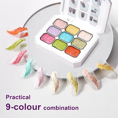 U-Shinein gel kit includes protective stickers and lids to preserve freshness during use.