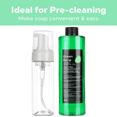 Usiriy Green Soap cleaning equipment during a session