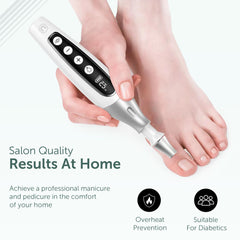 Utilyze PediLux Pro 32-piece set includes bits and sanding bands.