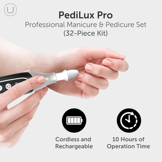 UTILYZE PediLux Pro drill bits for precise filing.
