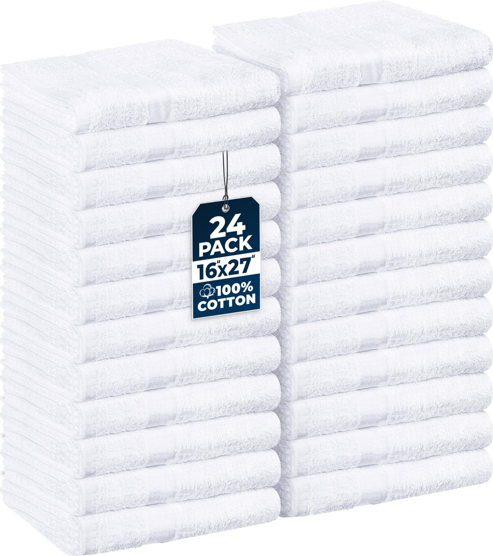 Utopia Towels salon towel 24-pack, 16x27 inches, for professional and home use.