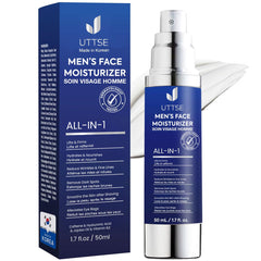 Uttse 6-in-1 face cream bottle showing hydration focus for daily use