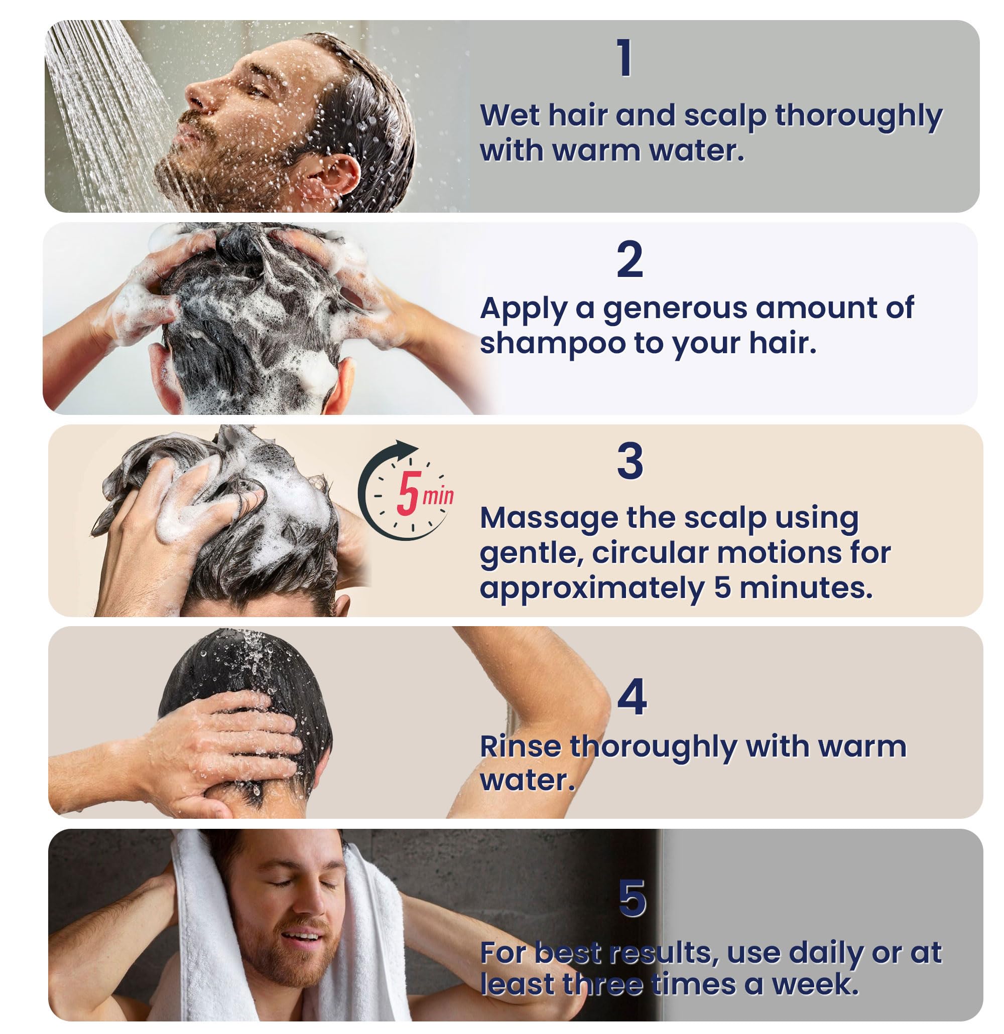 Post-workout routine with Uttse Shampoo for stronger, fuller hair