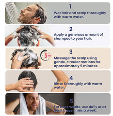 Post-workout routine with Uttse Shampoo for stronger, fuller hair