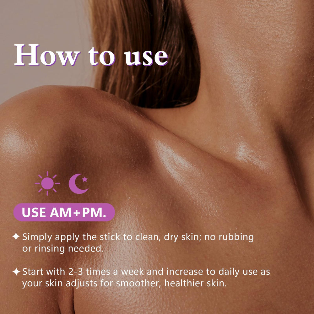 Dry skin areas like arms and legs benefiting from moisturized after use