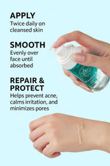 Gentle alcohol-free fragrance-free formula for sensitive skin by V-Line Beauty