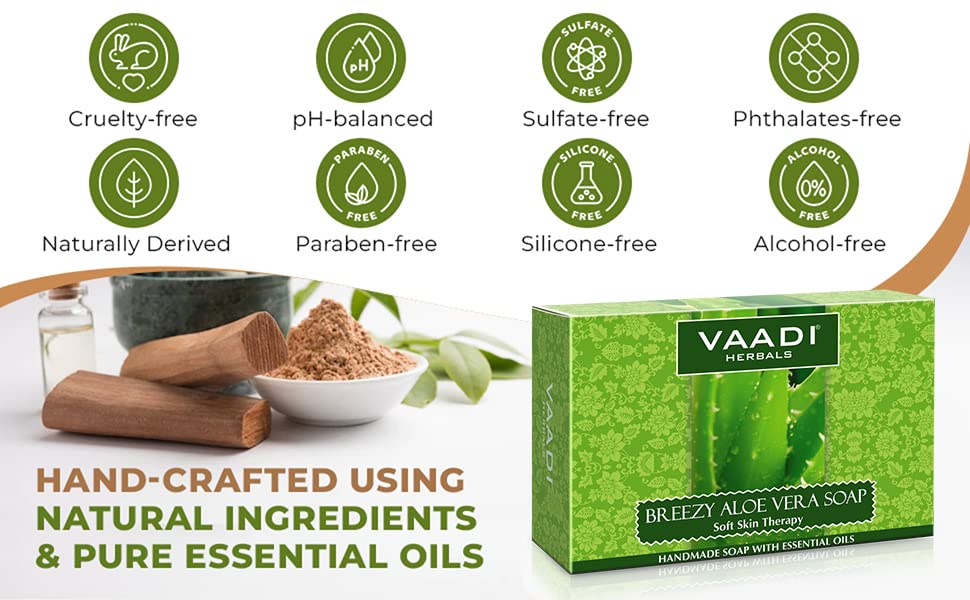Vaadi Herbals Honey-extract soap close-up highlighting natural moisture