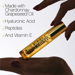 VACATION Chardonnay Lip Oil caramel-vanilla flavor invites tasty, indulgent lip care moments.