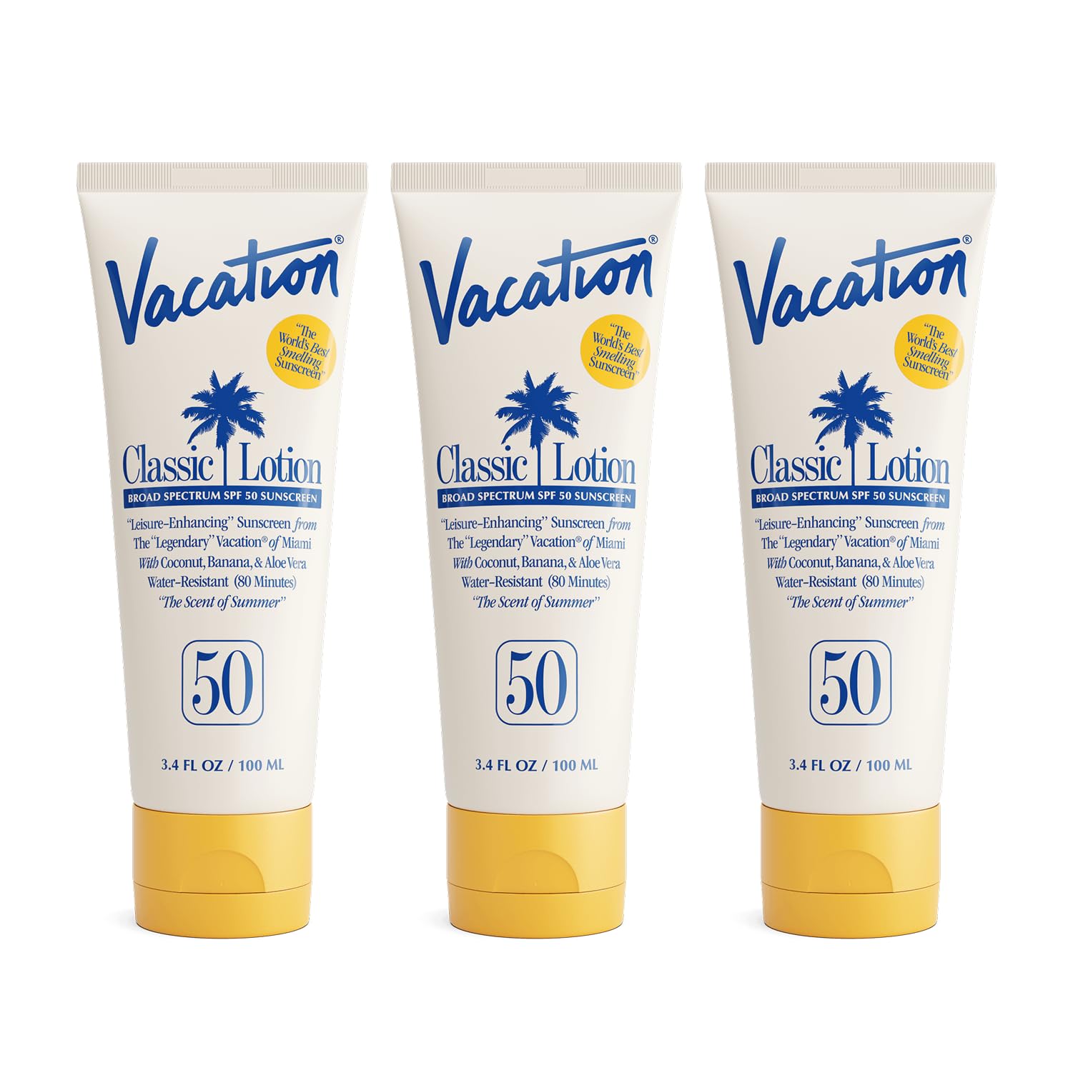 Vacation Classic Sunscreen Lotion spreads smoothly for even coverage.