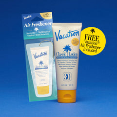 Vacation Classic Sunscreen Lotion transparent finish on all skin tones