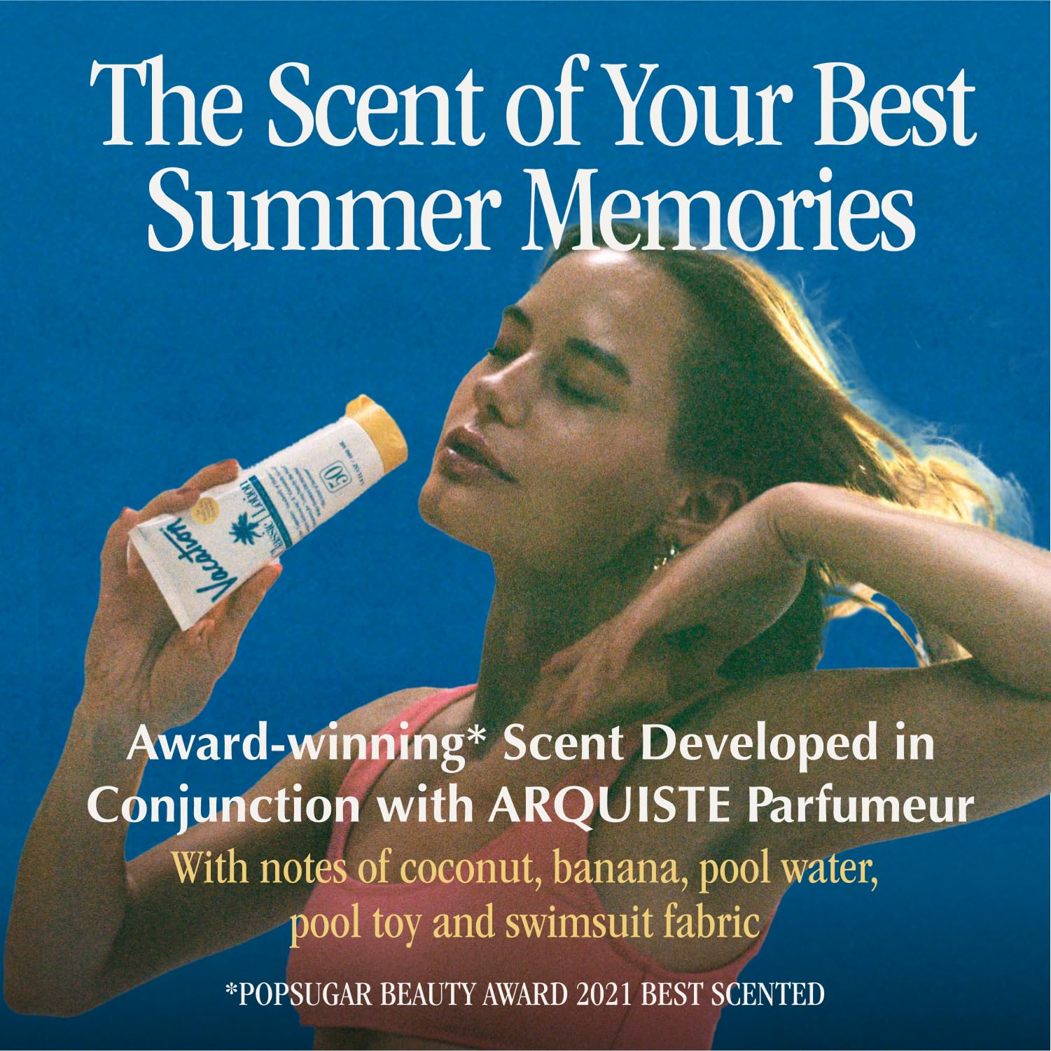 Vacation Classic Sunscreen Lotion travel pack is easy to carry.