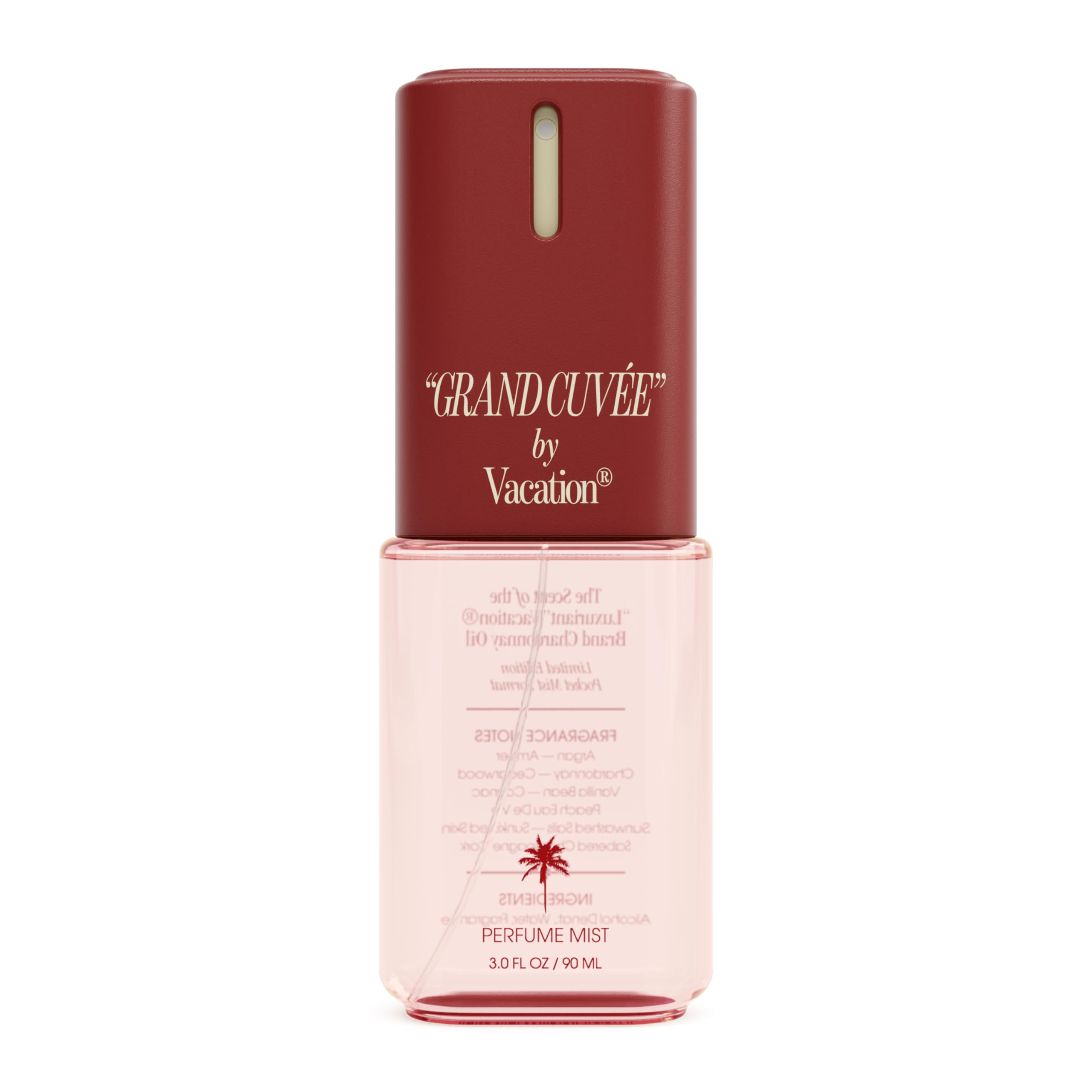 VACATION Grand Cuvée body mist bottle, compact travel size for on-the-go refresh