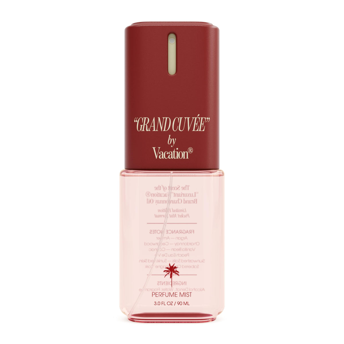 VACATION Grand Cuvée body mist bottle, compact travel size for on-the-go refresh