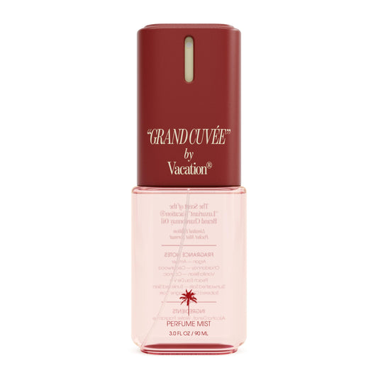 VACATION Grand Cuvée body mist bottle, compact travel size for on-the-go refresh