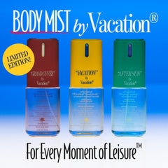Vanilla bean, peach, amber notes on the skin