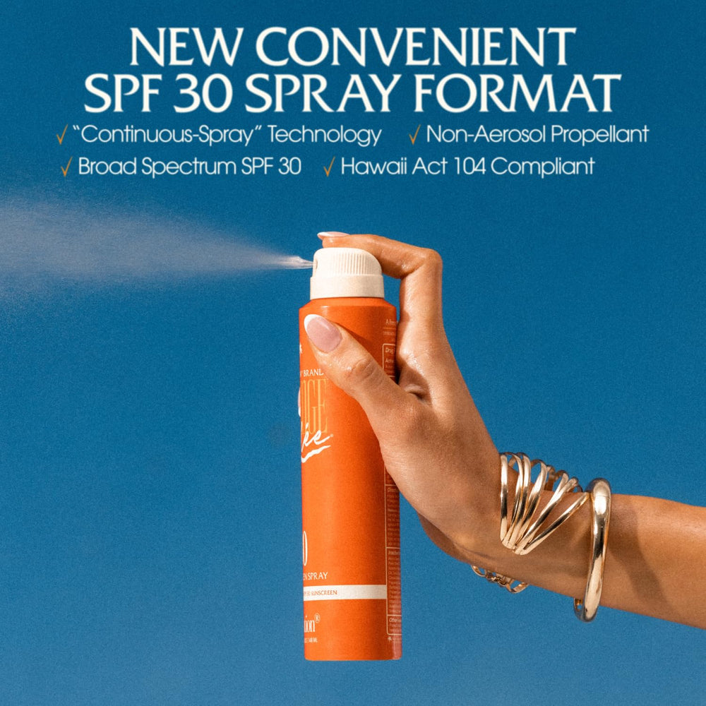 VACATION Orange Gelée sunscreen texture on skin demonstrates light, moisturizing coverage.