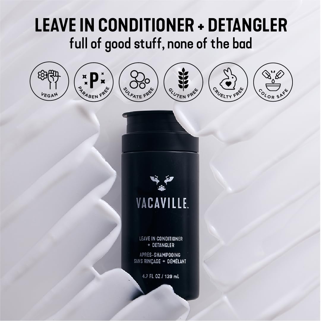 Vacaville Beauty Mini Shampoo Set Nutri-Peptides illustration hints at growth-inspired formula