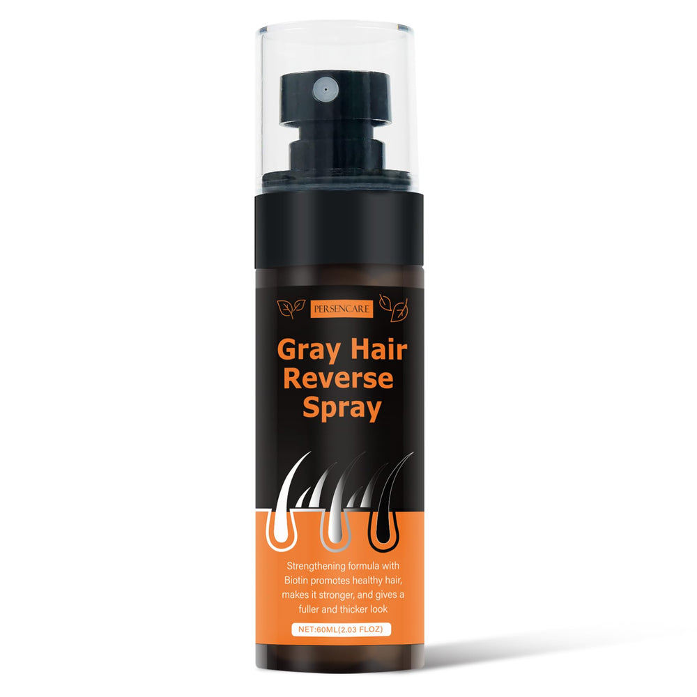 VAEYAE Herbal Gray Hair Spray bottle front, natural formulation for darkening and vitality.