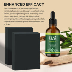 VAEYAE Natural Usma Juice Shampoo Bar lather close up reveals rich foam.