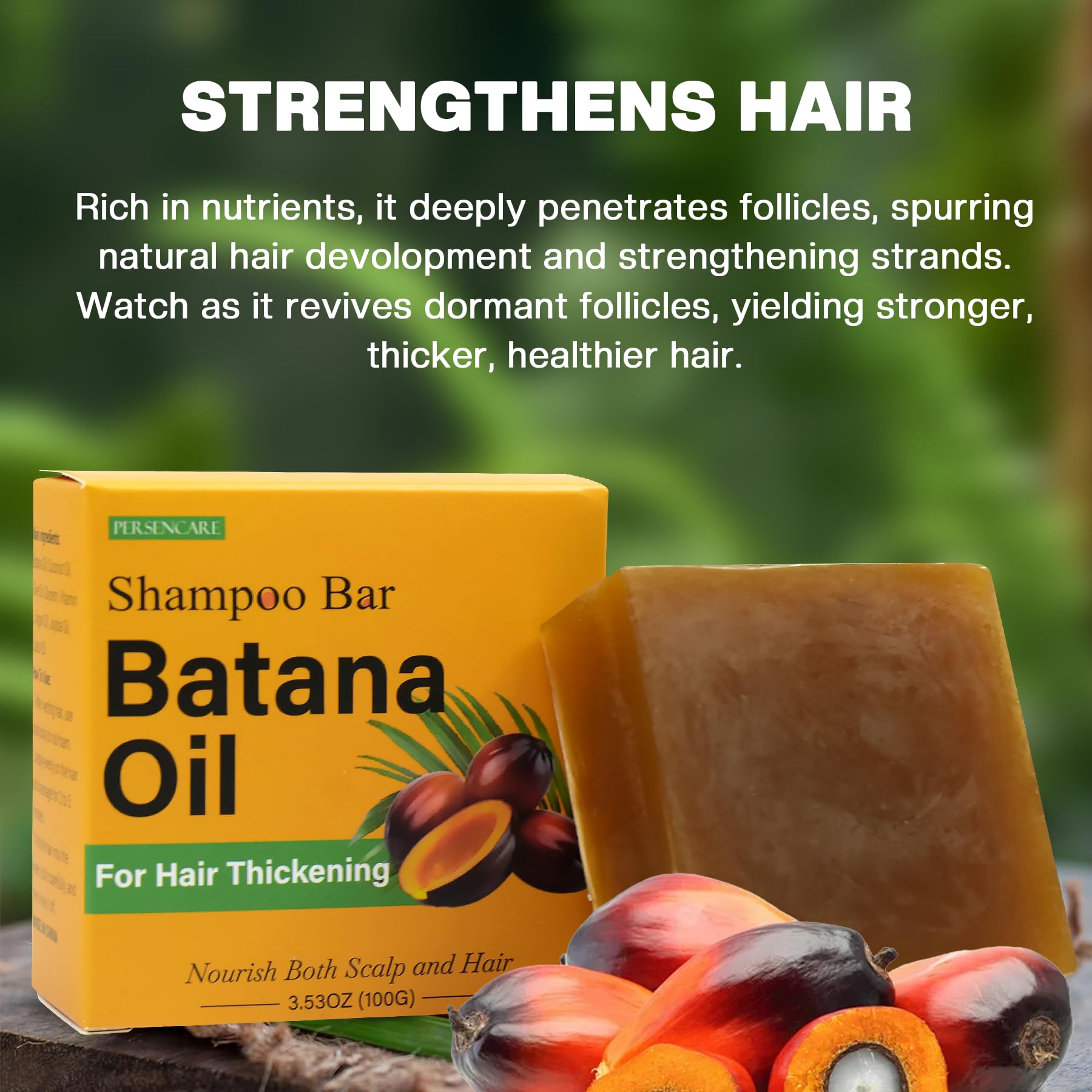 VAEYAE batana oil solid shampoo bar lathers into a creamy cleanse.