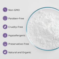 Dissolving Vagiria HA powder into serum demonstrates smooth blending and hydration potential.