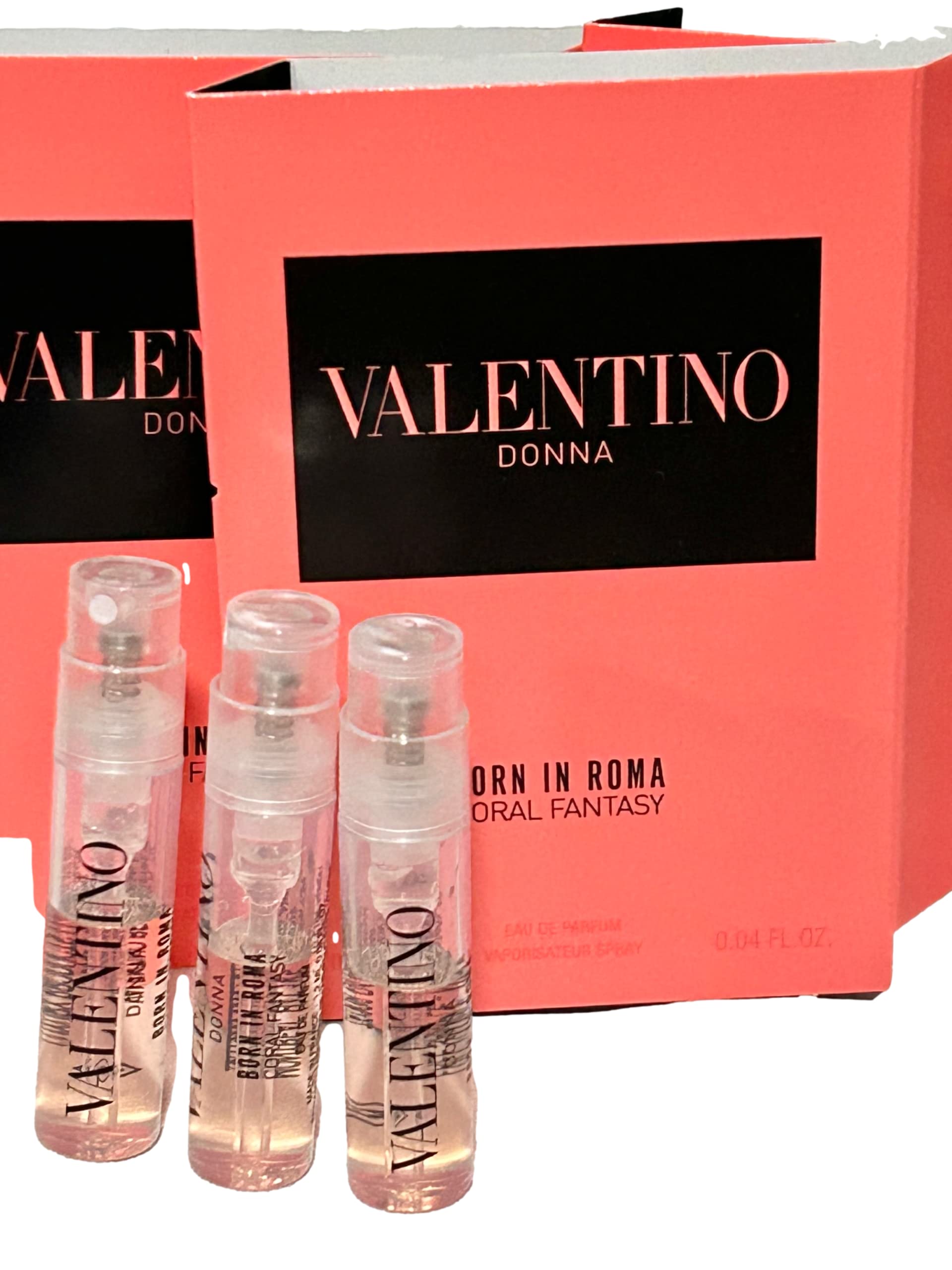Valentino Coral Fantasy vial pack suitable for travel touch-ups