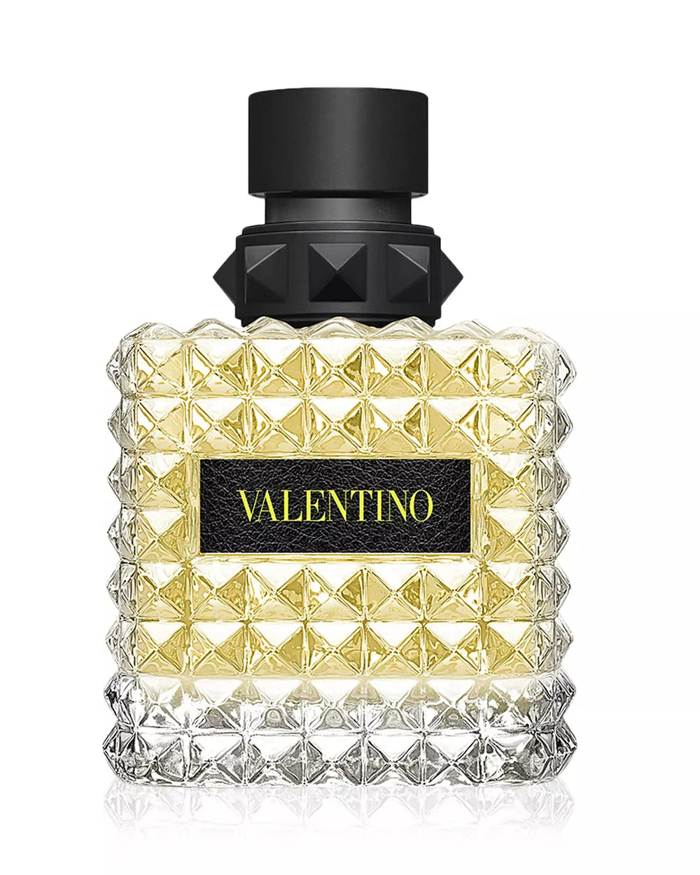 Valentino Donna Yellow Dream bottle front with citrus floral profile for springtime freshness.