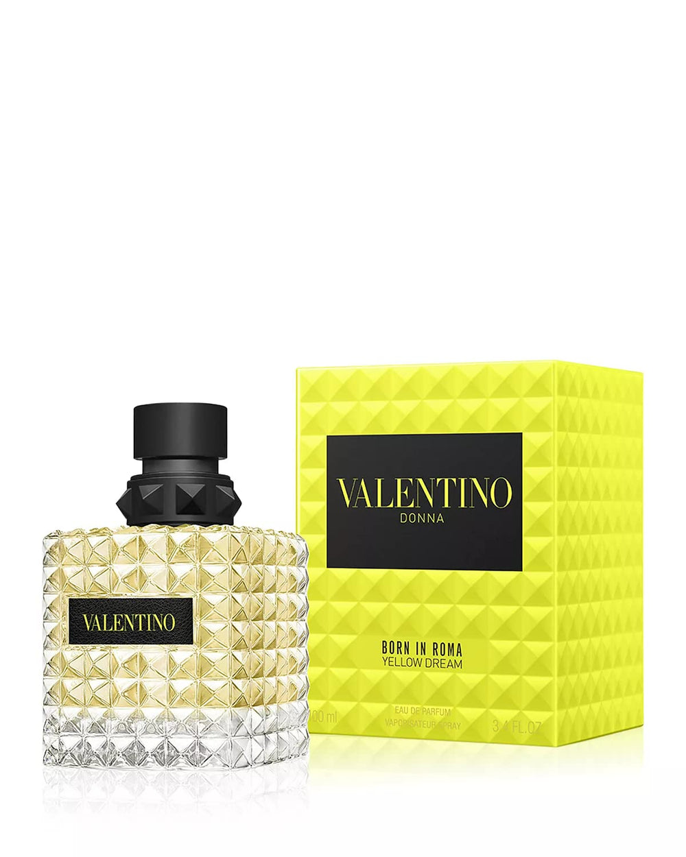 Valentino Donna Yellow Dream outer packaging, stylish and gift-ready.