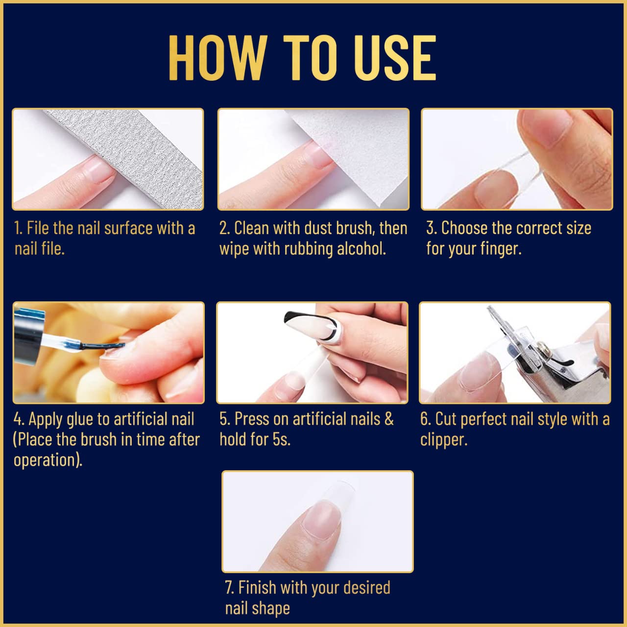 VALITIC easy-application glue coats smoothly like polish.