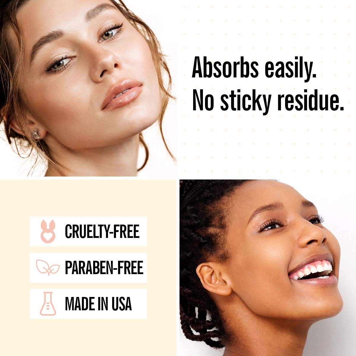 Valjean Labs DePuff eye serum under-eye area application close-up.