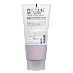 Valjean Labs Pore Perfect Face Scrub close-up texture shows refined pores and balanced skin.