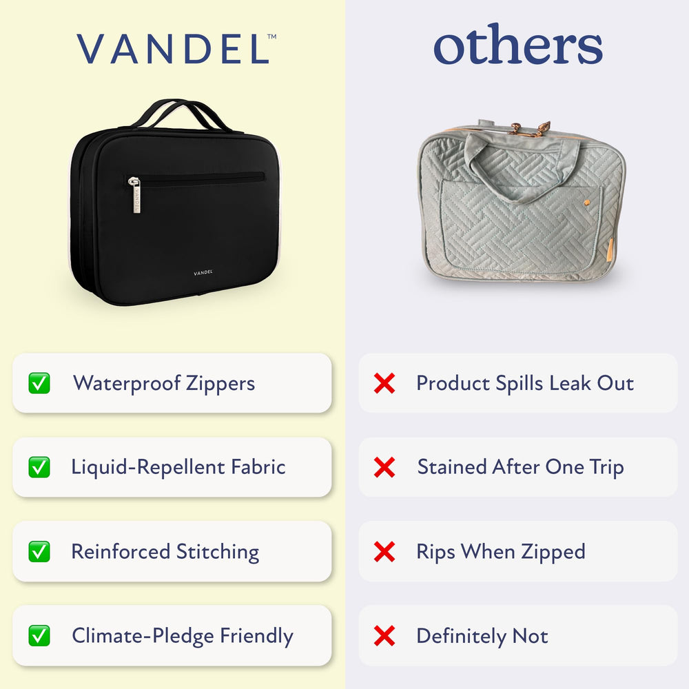 VANDEL 360-degree swivel hook offers versatile hanging options.