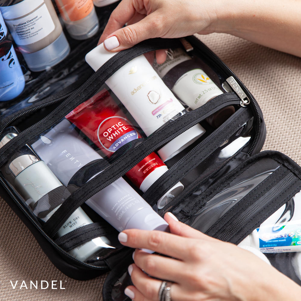 VANDEL compact travel bag fits in carry-ons for convenient packing.