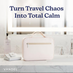 VANDEL easy-clean fabric helps maintain a fresh-looking bag.