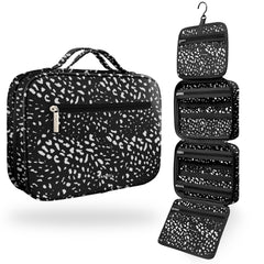 VANDEL waterproof hanging toiletry bag with four compartments for easy travel organization