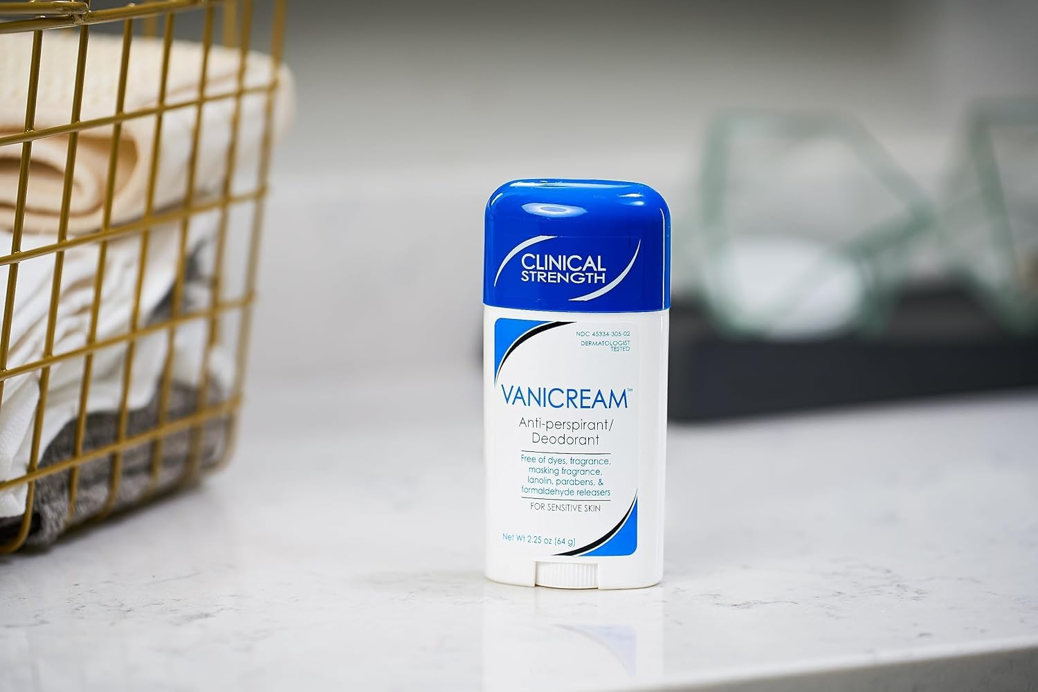 Vanicream dermatologist-tested packaging indicates trusted care for sensitive skin.