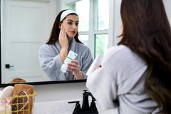Vanicream Daily Moisturizer swatch on skin demonstrates quick absorption and non-comedogenic formula.