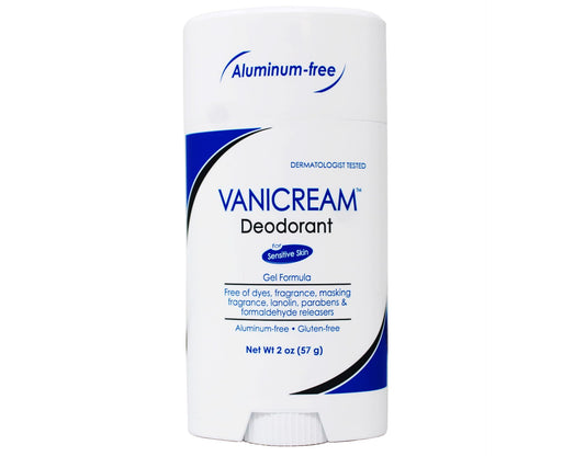Vanicream 3-pack packaging highlighting aluminum-free, fragrance-free formula