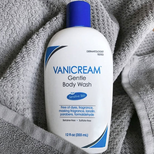 Vanicream Free & Clear Conditioner bottle highlighting fragrance-free formula for delicate scalps.