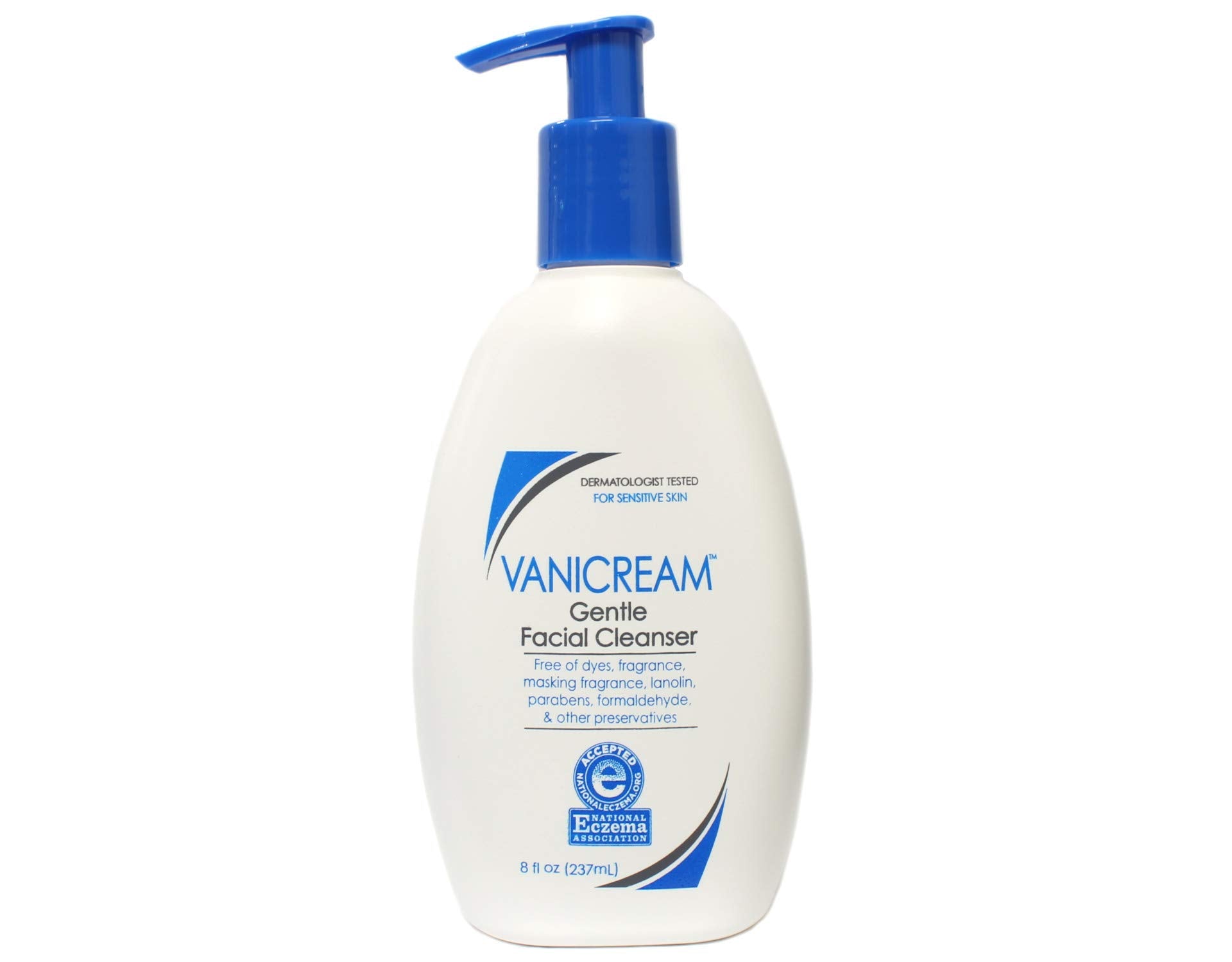 Vanicream Gentle Facial Cleanser foamy lather demonstrates easy cleansing