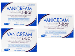 Vanicream Z-Bar packaging front view shows a dermatology-tested option for sensitive skin