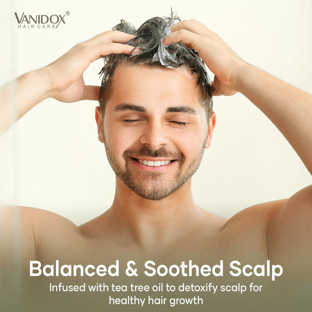 VANIDOX avocado oil ingredient close-up suggests rich conditioning.
