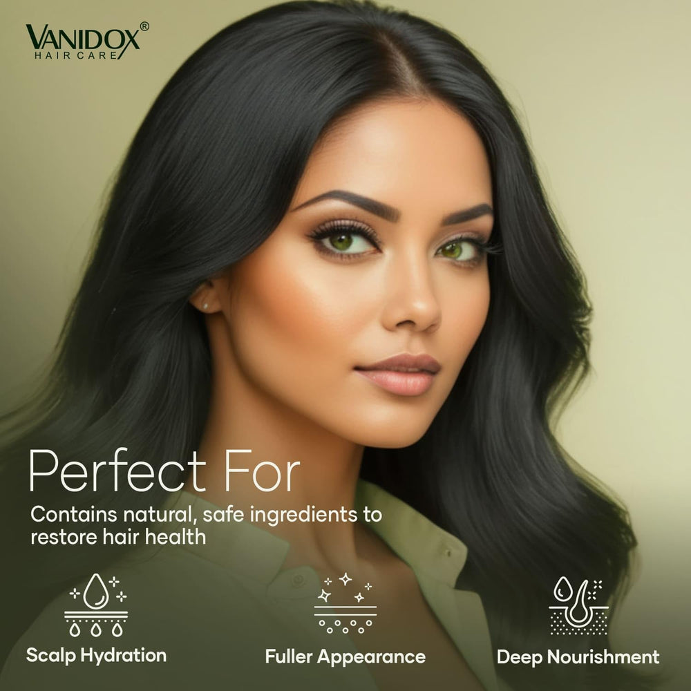 VANIDOX Tea Tree Shampoo lather shows rich foaming action