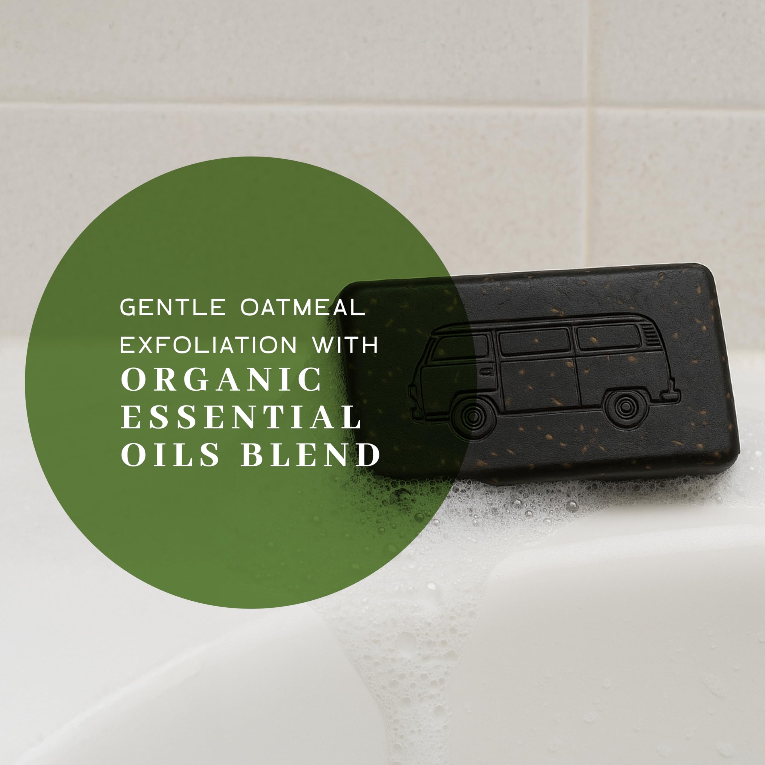 VanMan soap bar cream texture suggests luxuriously smooth daily cleansing